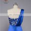 Wholesale ZZ-P004 Straight One Shoulder Split Skirt Handmade Ruching Plus Size Dress