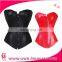 Wholesale red leather corset tops to wear out Corset Tops To Wear Out