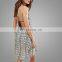Ladies elegant Tank Style Sexy Women Casual Dress For Summer Sleeveless Chiffon Printed Tile Print Striped Beach Dresses