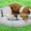 2015 snoring simulation plush realistic breathing sleeping dogs