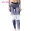 Drop Free Shipping Fight Color Sport Elastic Band Seamless Yoga Legging