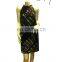 Wholesales fashion women Sleeveless turtleneck dress.