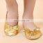 Bestdance bellydance foldable flats shoes ballet dance flats shoes foldable soft heel shoes OEM
