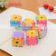 Factory kawaii stationery Wholesale Promotional China new coming novelty cube shaped plastic manual pencil sharpeners