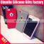 Pure color Silicone cell phone case/ Cell phone sets /mobile phone cover