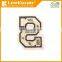 Fashion letter S design embroidered patch for clothing