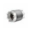 High efficiency motor rotor and stator stacked iron core