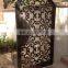 Laser cut corten steel garden gate