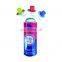 Straight butane gas can for cassette stove with aerosol valve cap
