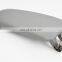 Gray Center Console Lid Car Armrest Cover PU Leather Protector for Audi A4 B6 B7