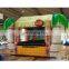 High Quality Backyard Party Hawaii Tiki Bar Style Mobile Kiosk Advertising Snack Food Inflatable Booth