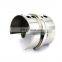 Stainless Steel Slot Pipe Joint 180 Degree Straight Tube Connector for Slotted Round Pipe Connector