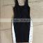 hot selling new style sexy black and white backless bandage dress