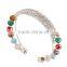 wholesale Gold and silver Bracelet gold and silver plated pulsera para novia esposa full diamond with big crystal
