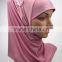Latest design spring Applique MUSLIM HIJAB with 12colors islamic flower headscarf shawl