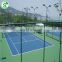 PVC coated tennis/basketall court metal galvanized wire fencing, playground field chain link fence