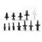 Car Body Plastic Fasteners kit 700pcs Mixed bumper wear core nail clip