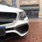 Carbon Fiber W213 Front Bumper Fog Lamps Air Vents for Mercedes Benz E63 AMG 4-Door 2018 2019