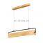 Adjustable Angle Chandelier Rectangle Shape Solid Wood Lamp Holder Pendant Light