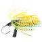 10g anti-hanging bottom plumb lead head hook spiner bait Lure Soft Skirts metal fish