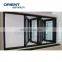 Outdoor Ventilation Tempered Glass Down Sliding Windows Fresh Air System Aluminum Vertical Slide Window