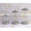 Glass Jar Silver Decor Acrylic Cookie Candy Weed Wholesale Mason Luxury Crystal Containers Jar Glass Storage Bottles With Lid