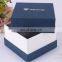 Paper Cardboard Suitcase Pendant Necklace Ring Jewelry Box In Blue Color