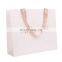 Customized Logo Printed Standard Size Shopping Paper Gift hand clothes hard shoes Bag