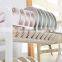New products double tier plastic cutlery drainer kitchen holder dish rack