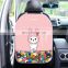 Autoaby Car Seat Back Cover Protector for Kids Cartoon Car Anti Kick Mat with Bag Waterproof Car Seat Back Anti Kick Pad