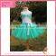 Fluffy viridity cotton yarn tutu dress fluffy voile girl's dress children frocks designs