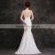 C71564A new fashion lady white lace wedding dresses woman long tail slimming shape wedding dress