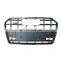 For Audi A6 A6L front grille center honeycomb mesh grill black high quality bumper grill 2016-2018
