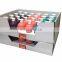 Macaron color bathroom accessory plastic pp bathroom soap dispenser set