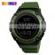 SKMEI 1346 Men's Fashion&Casual Plastic Band Digital Movement Alarm Clock Digital Wrist Watch