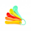 Wholesale 5 Pieces Reusable & Washable Plastic Colorful Measuring Spoon