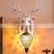 Indoor Modern Antlers Deer Head Wall Lamp American Country Retro Living Room Bedside Wall Lights