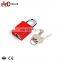 Wholesale 25 Mm Fade Resistant Aluminum Shackle Safety Padlock With Keys