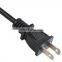 DJ005P AC Power Cord Plug NEMA 1-15P 2 Pole 2 Wire Male Plug  NEMA 1-15P Power Plug