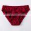 Wholesale Girl Sexy Ladies Lace Panty Student Underwear Women's Silk Satin Pantie Customize Triangle Panties manufacturer