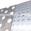 Metal perforated mesh sheet 2 mm pitch galvanized perforated mesh plate