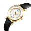 Wholesale Skmei 1330 Elegant Fashion Japan Movement Stainless Steel Wristwatch Fancy Leather Quartz Watch