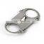 Wholesale high quality Stainless steel double V blade cigar cutter free custom logo