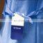 Knitted Cuffs Hospital AAMI Standard Level 1/2/3 Non Woven Medical Disposable Isolation Surgical Gowns