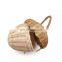 Wicker Acorn Christmas decor Rattan Basket with Handle, Cheapest Cute Wicker Bag Kids Toys Wholesale Supplier