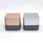 Custom Color Led Logo Waterproof HiFi Square Shape Speaker Mini Cube Portable Wireless Speaker for promotion