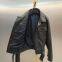 Women's Korean Sweet Cool Style Biker Jacket for Spring, Autumn, Winter, Minority Design Sense, Fashionable and Slimming Motorcycle Coat