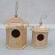 Wooden Bird Cage, Wood Bird House, Garden Decorative Bird Cage