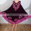 SUMMER RAYON BEACH DRESS UMBRELLA TIE AND DYE DRESS