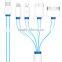 Factory price 8pin 5pin 30pin micro usb cable usb data cable charging cable 4 in 1
